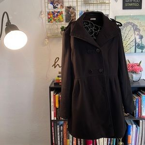 Black lined Pea coat